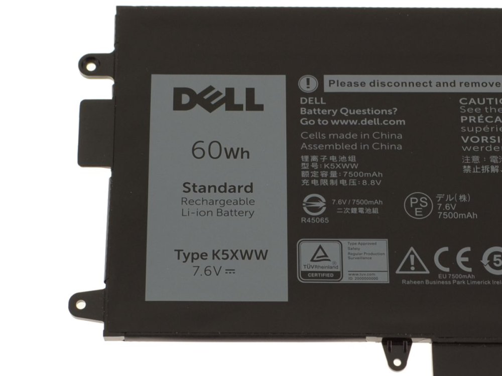 Original 7890mAh 60Wh 4 Zellen Dell Latitude 7389 2-in-1 Akku