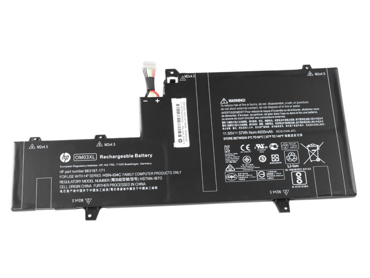 Original HP OM03XL Akku 57Wh 4935mAh - zum Schließen ins Bild klicken