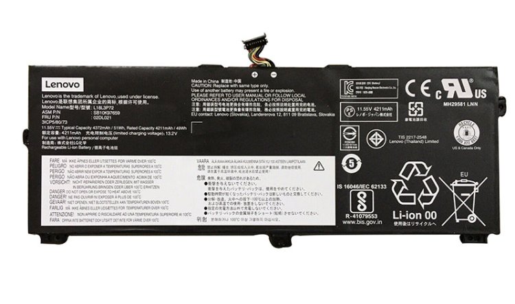 4211mAh 49Wh 3-Zellen Lenovo L18M3P72 Akku - zum Schließen ins Bild klicken