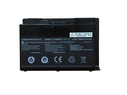 5900mAh 89.21Wh 8 Zellen Schenker XMG W505 W724 Akku