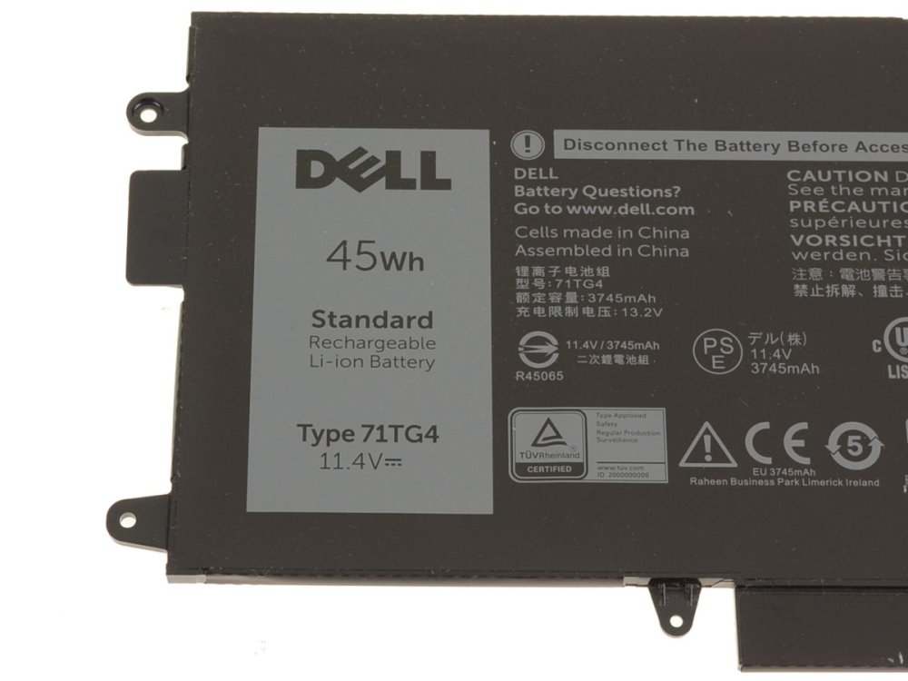 Original 3940mAh 45Wh 4-Zellen Dell 0CFX97 Dell 0X49C1 Akku