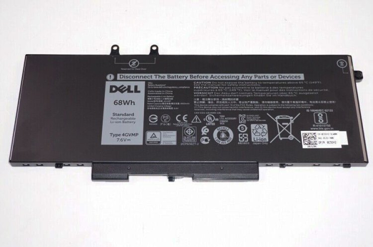 Original Dell 4GVMP Akku 68Wh 8500mAh - zum Schließen ins Bild klicken