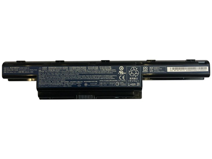 Original 48Wh 4400mAh Akku Packard Bell AS10D31 - zum Schließen ins Bild klicken