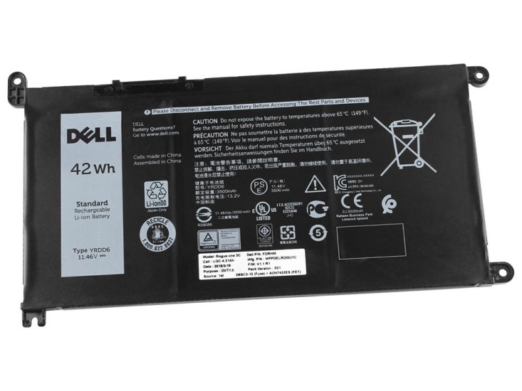 3500mAh 42Wh 3-Zellen Dell Inspiron 3501 P90F006 Akku - zum Schließen ins Bild klicken