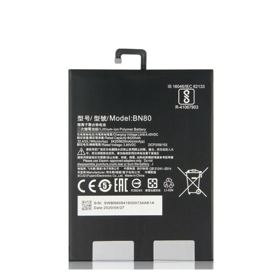 Original 8420mAh 32.4Wh 2-Zellen Xiaomi BN80 Akku - zum Schließen ins Bild klicken