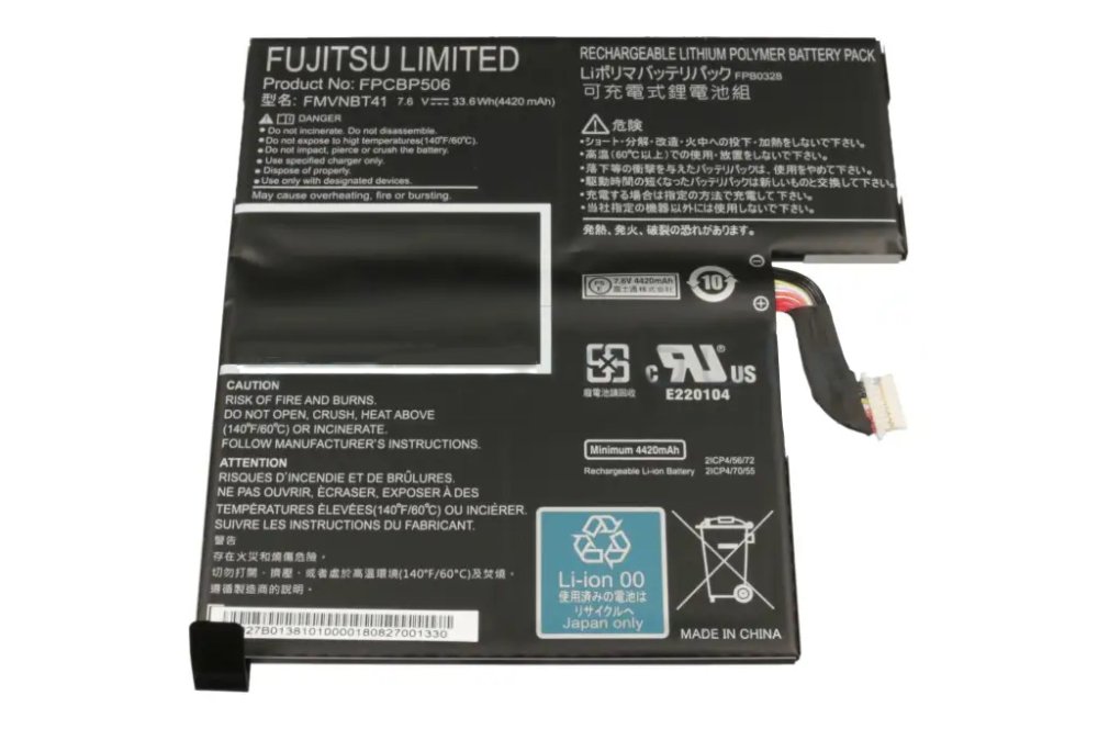 Original Akku Fujitsu FMVNBT4 FMVNBT41 4420mAh 33.6Wh