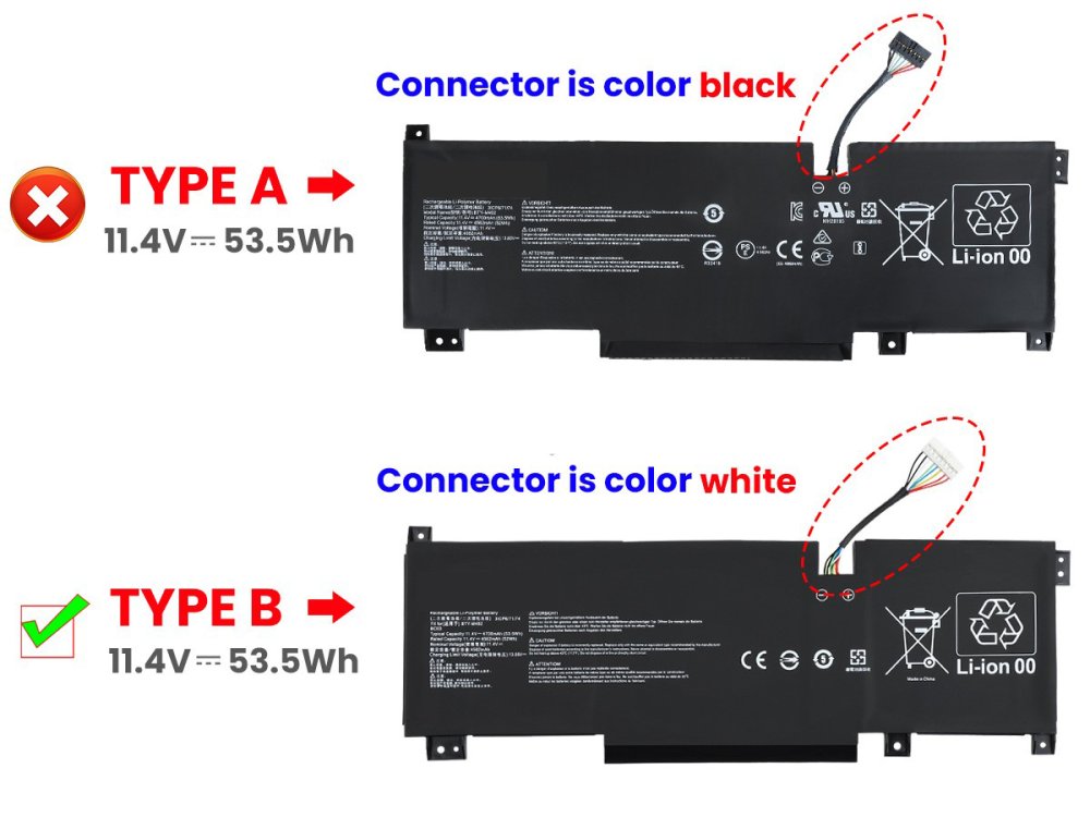 Akku MSI Bravo 15 C7VFK-081AU 4700mAh 53.5Wh