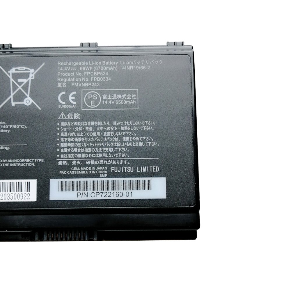 Original Akku Fujitsu FPCBP524 FMVNBP243 FPB0334 6700mAh 96Wh