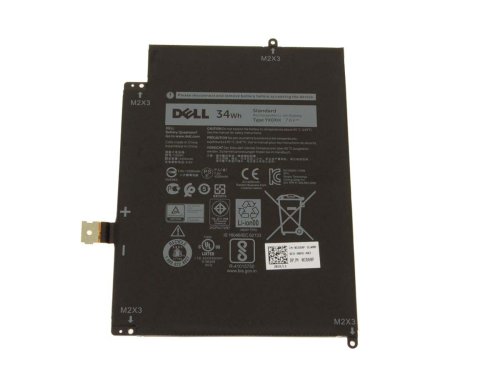 Original 4250mAh 34Wh 2 Zellen Dell Latitude 7285 2-in-1 Akku