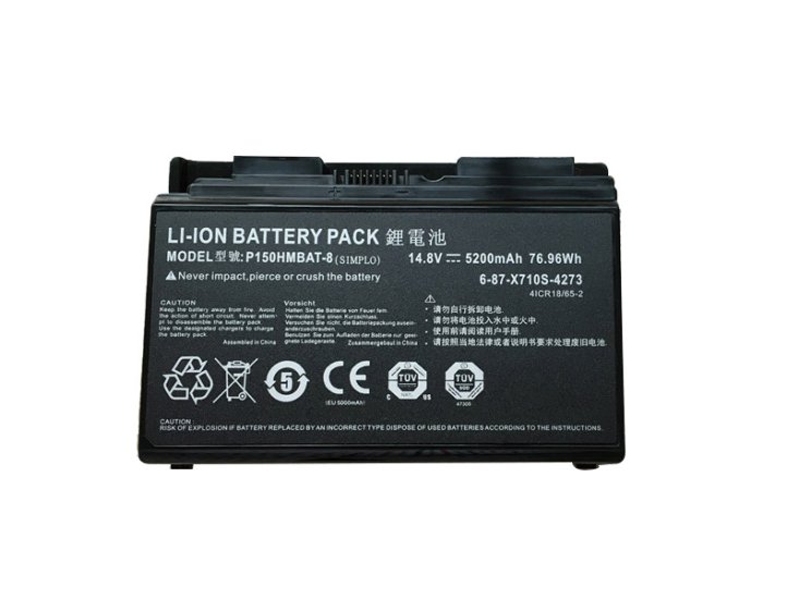 Akku Clevo 6-87-X510S-4J7 5200mAh 8-Zellen - zum Schließen ins Bild klicken