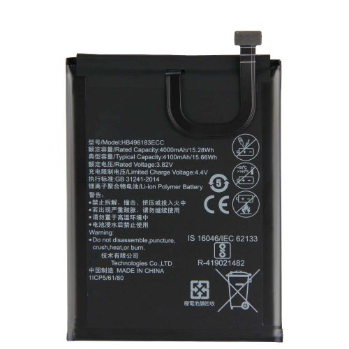 Original 4100mAh 15.66Wh 2-Zellen Huawei HB496183ECC Akku