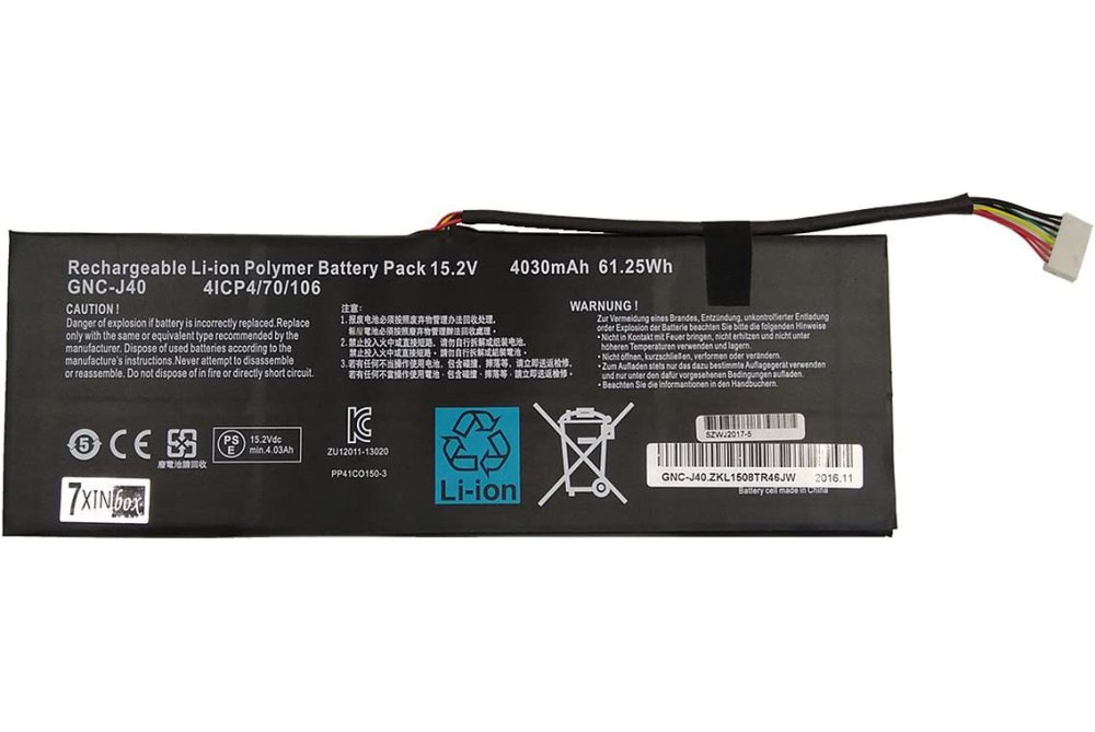 Akku Gateway P34w v4 4030mAh 61.25Wh