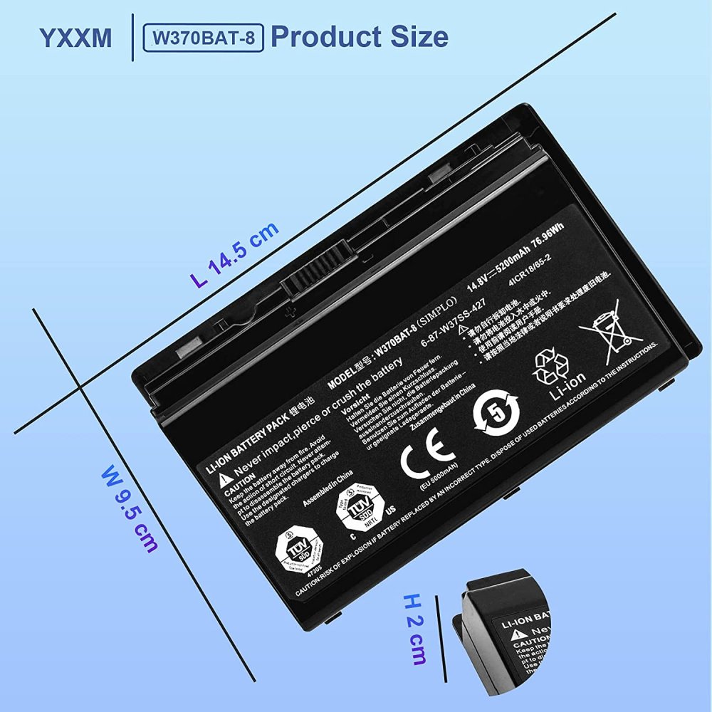 Akku Gigabyte P2742G 5200mAh