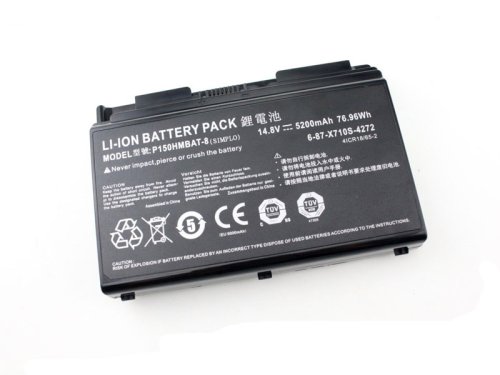 Original 5200mAh 8 Zellen Akku Sager P157SMBAT-8