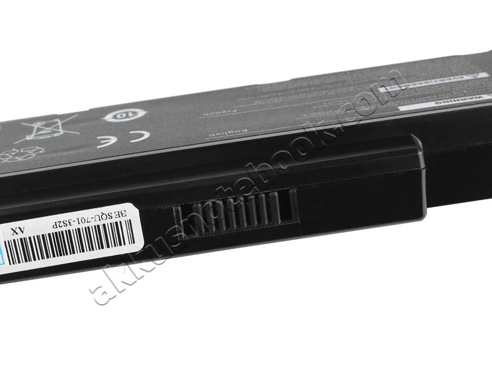 5200mAh 58Wh 6 Zellen Akku Packard Bell SQU-712