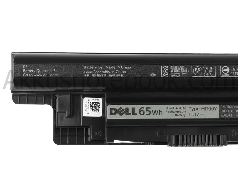 6 Zellen 65Whr Akku Dell Inspiron 17 5000 P26E 17-5748 P26E001