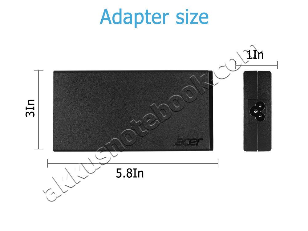 135W Acer ConceptD 3 Ezel CC315-72G-73DF(NX.C5PAA.001) Netzteil Ladegerät