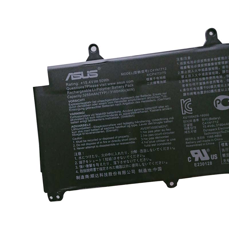 3160mAh 50Wh 4-Zellen Asus 4ICP4/72/75 Akku