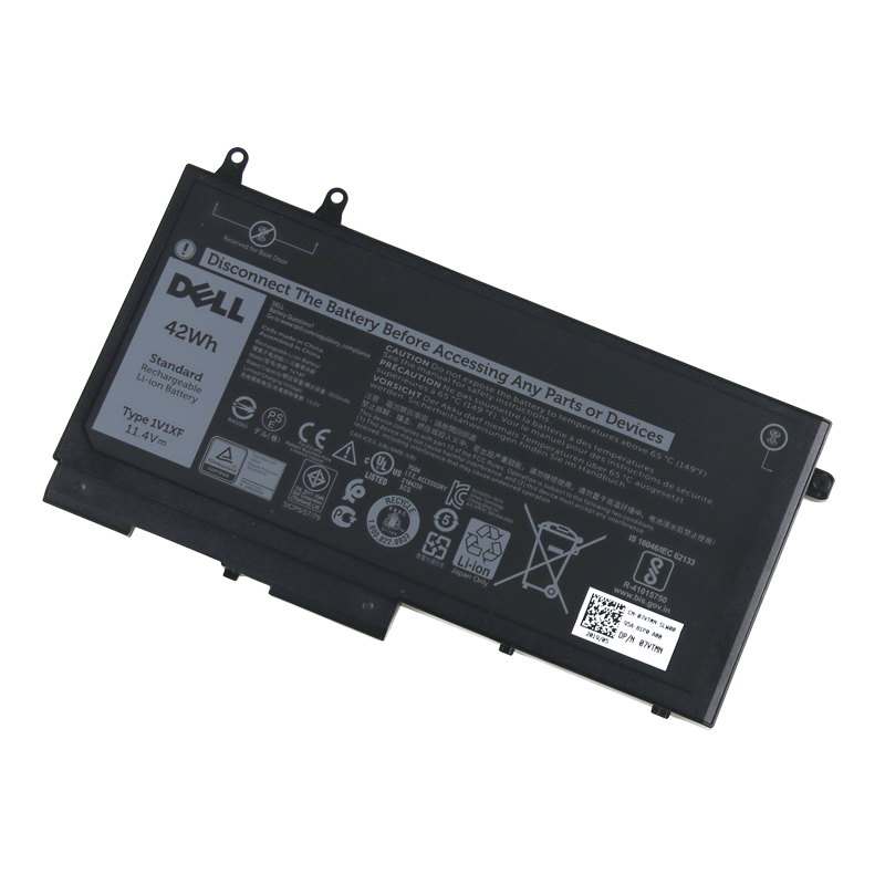 2700mAh 42Wh 3-Zellen Dell 1V1XF Akku