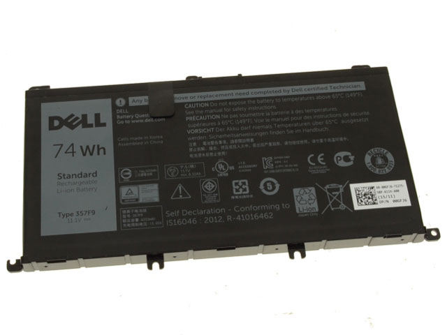 Original 74Wh 6400mAh 6-Zellen Akku Dell 00GFJ6 - zum Schließen ins Bild klicken