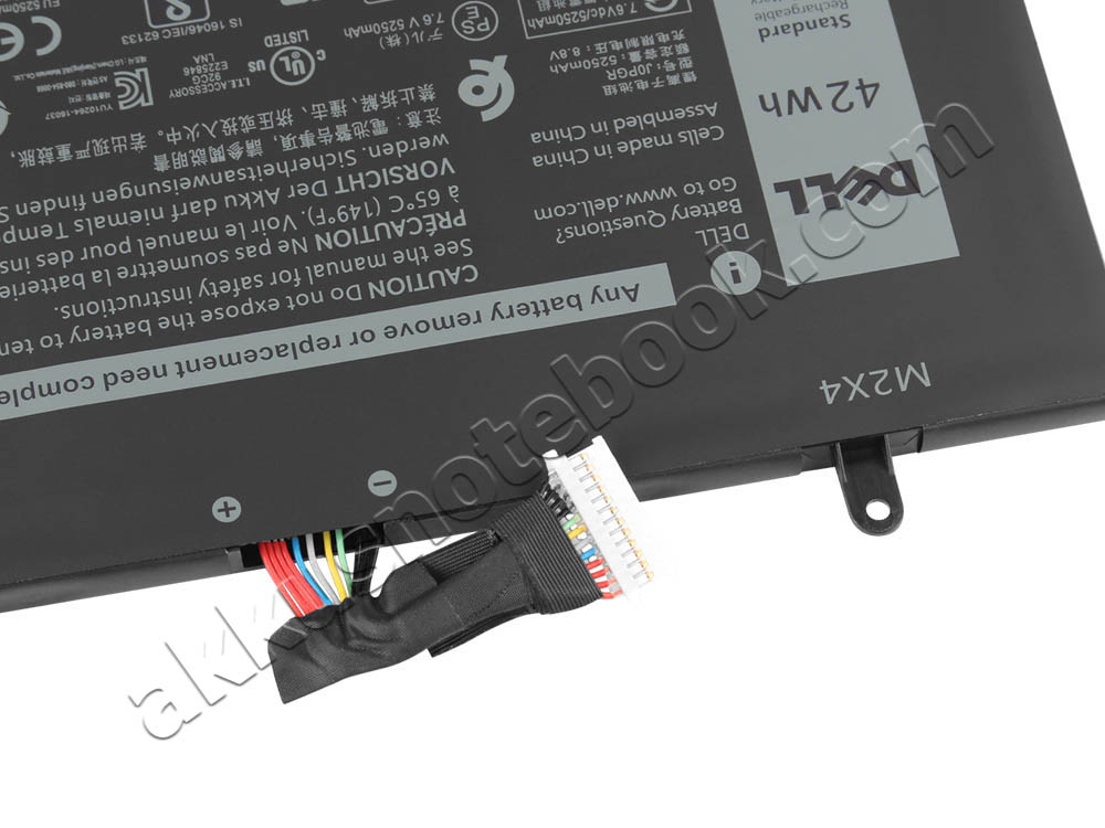 Original 42Wh 4-Zellen Dell Latitude 12 5285 Akku