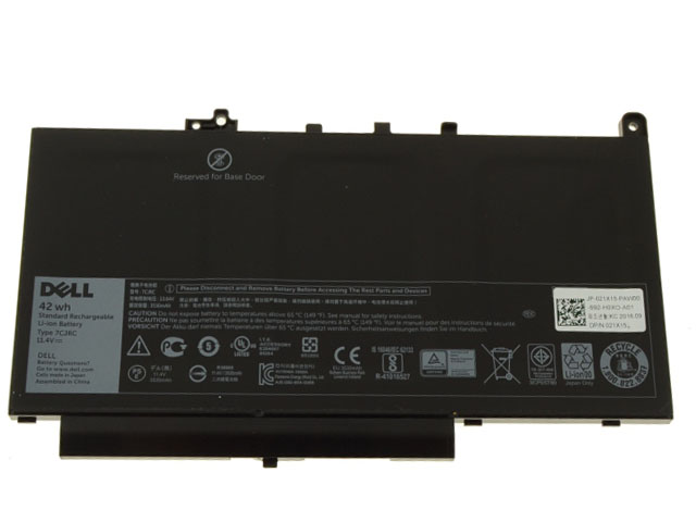 Original 3530mAh 42Wh 4 Zellen Dell Latitude E7470-WMKPF Akku