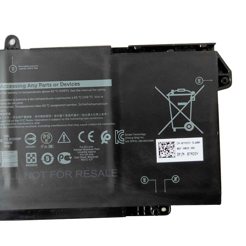 4145mAh 63Wh 4-Zellen Dell Latitude 7520 Dell Latitude 7420 Akku