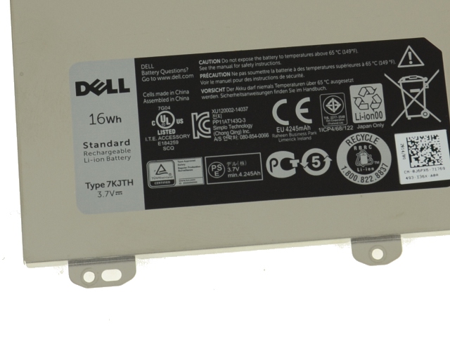 Original Dell 0J6PX6 Akku 4320mAh 16Wh