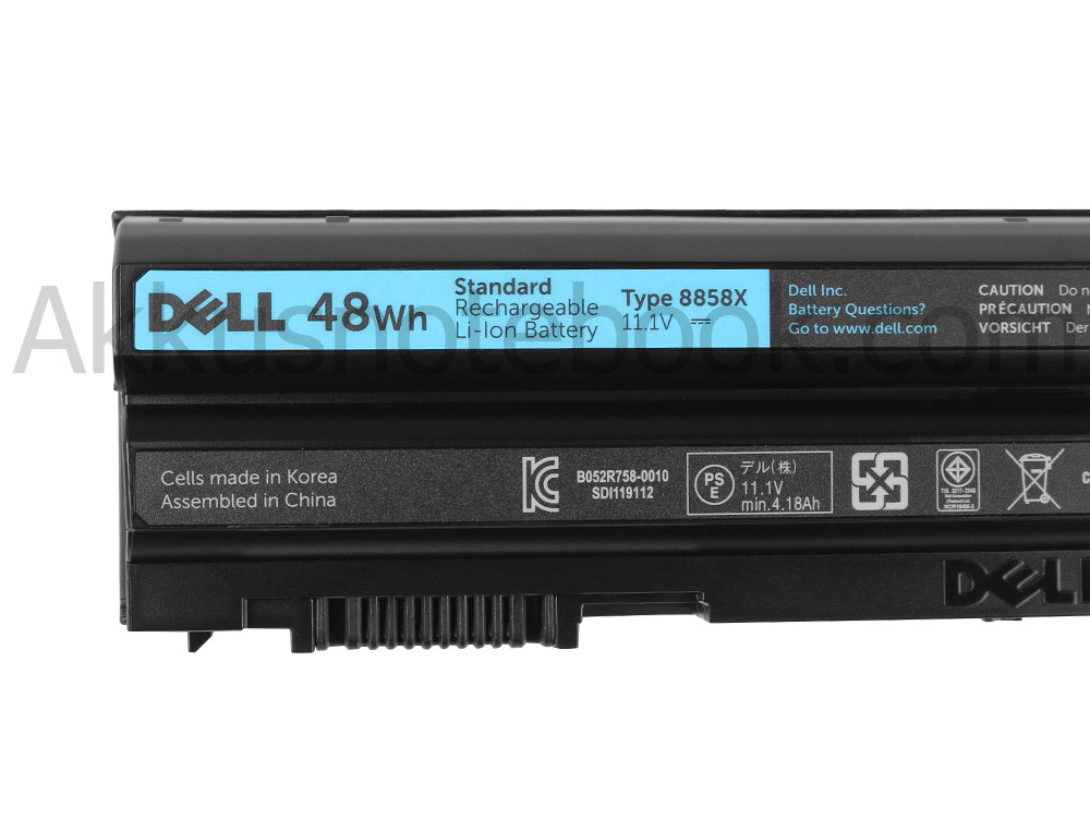 Original 4400mAh 48Wh 6-Zellen Akku Dell 312-1325