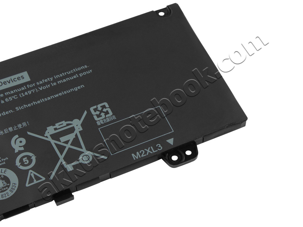 Original 3166Ah 38Wh 3 Zellen Dell Inspiron 13 7373 P83G001