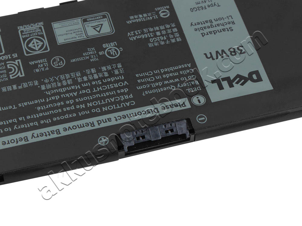 Original 3166Ah 38Wh 3 Zellen Dell Inspiron 13 7373 P83G001