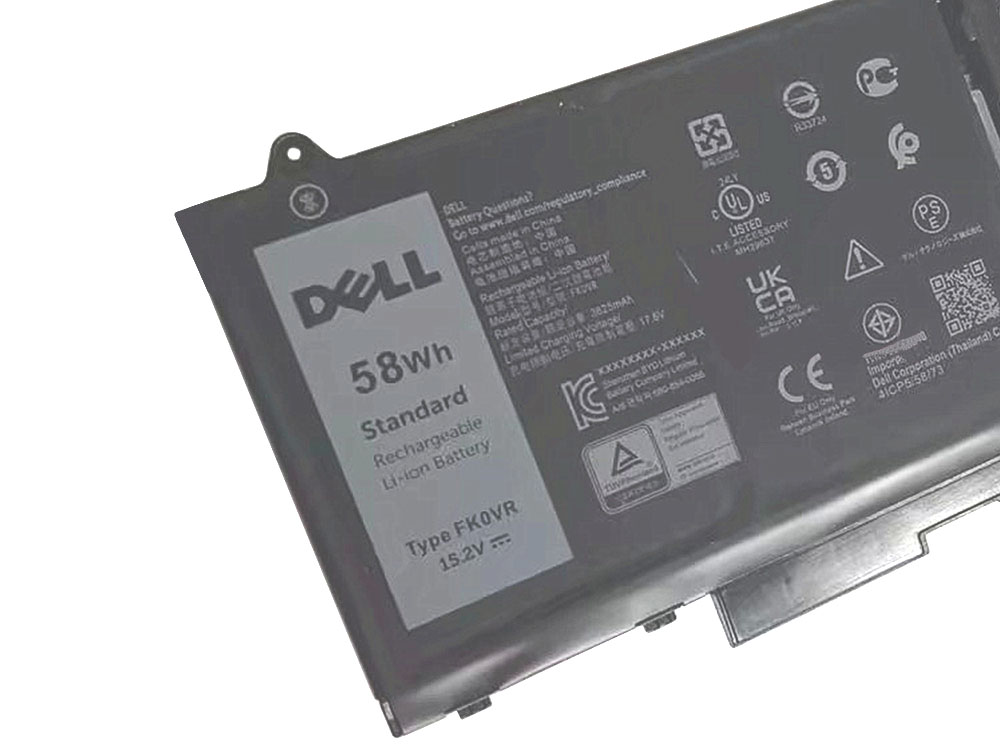 Original Akku Dell FK0VR 8H6WD 8P81K 3625mAh 58Wh