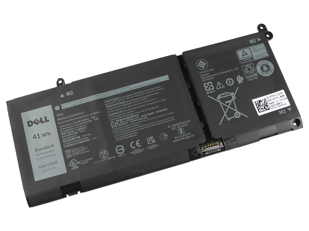 3640mAh 41Wh 4-Zellen Dell Inspiron 14 5410 2-in-1 Akku