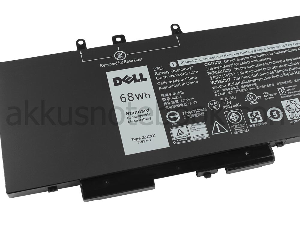 Original 8500mAh 68Wh Akku Dell Precision 15 3530 P60F002