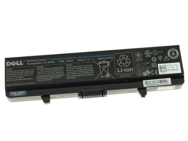 Original 4400mAh 48Wh 6-Zellen Dell Inspiron 1750 Akku