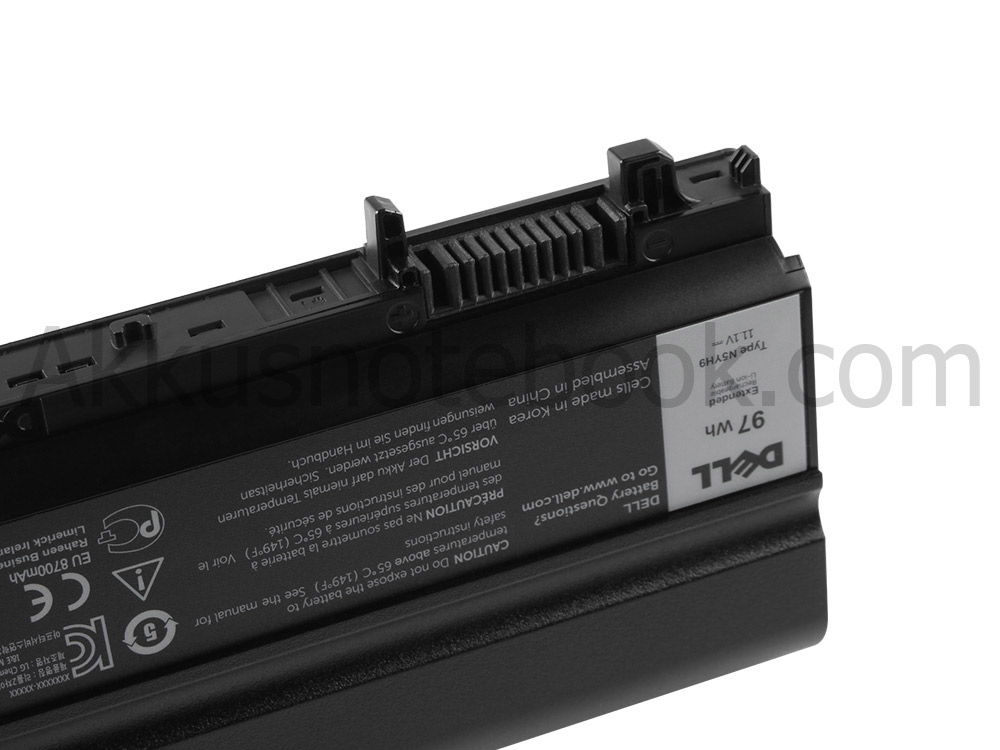 Original 8700mAh 97Wh 9-Zellen Akku Dell Latitude E5440 5440-4668