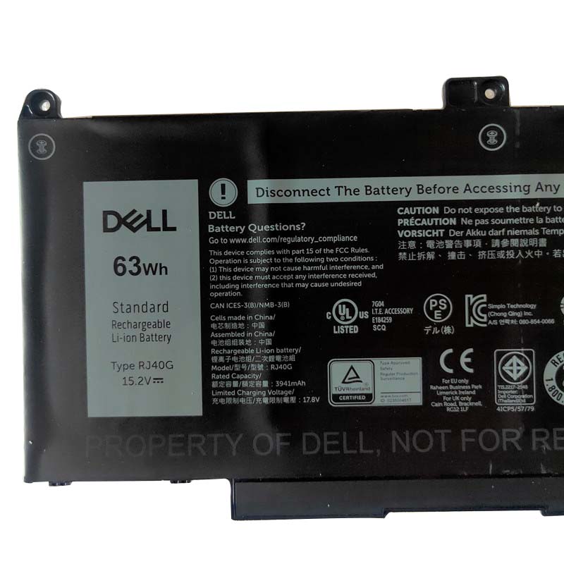 4145mAh 63Wh 4-Zellen Akku Dell Latitude 5520