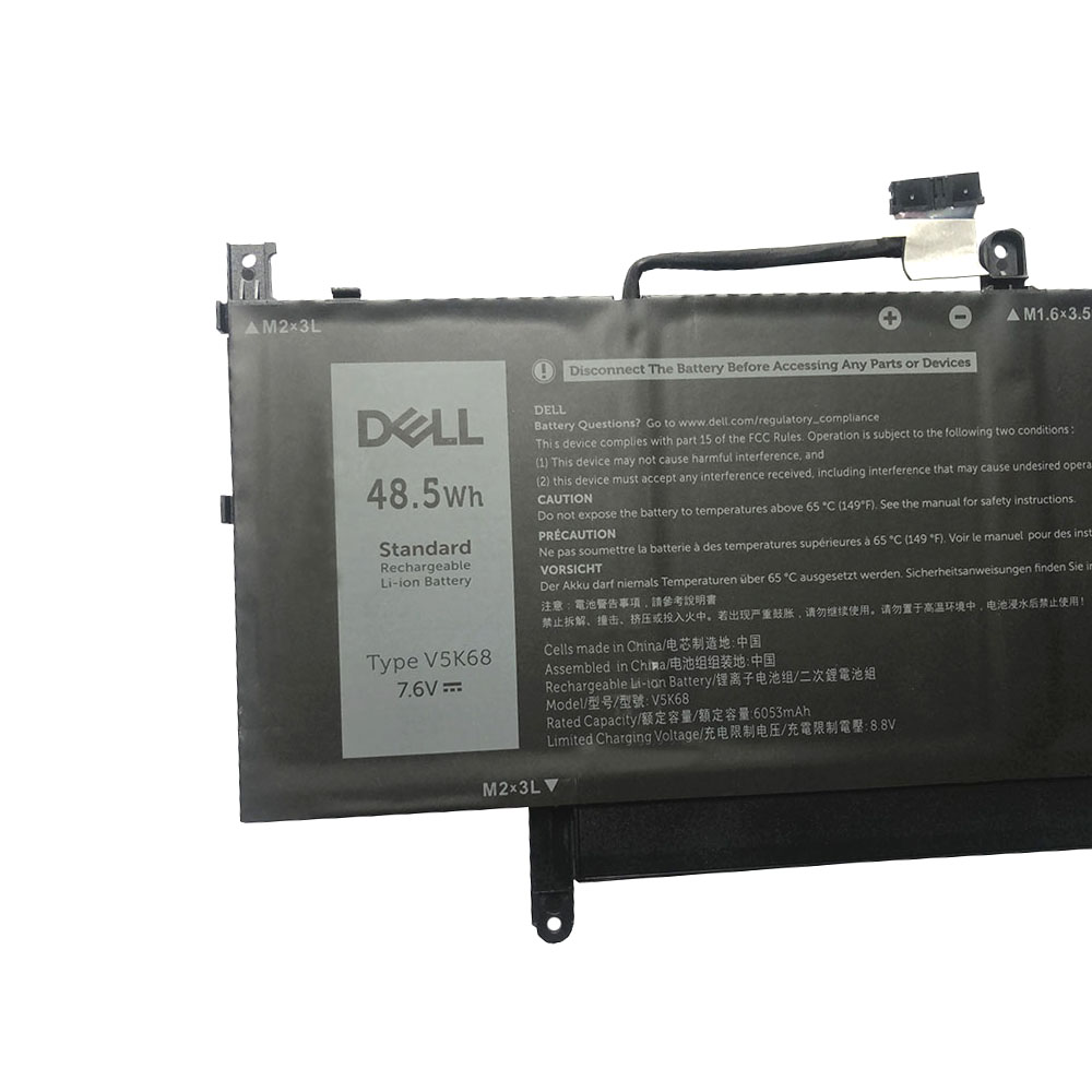 6053mAh 48.5Wh 4-Zellen Dell Latitude 9520 P95F P95F002 Akku