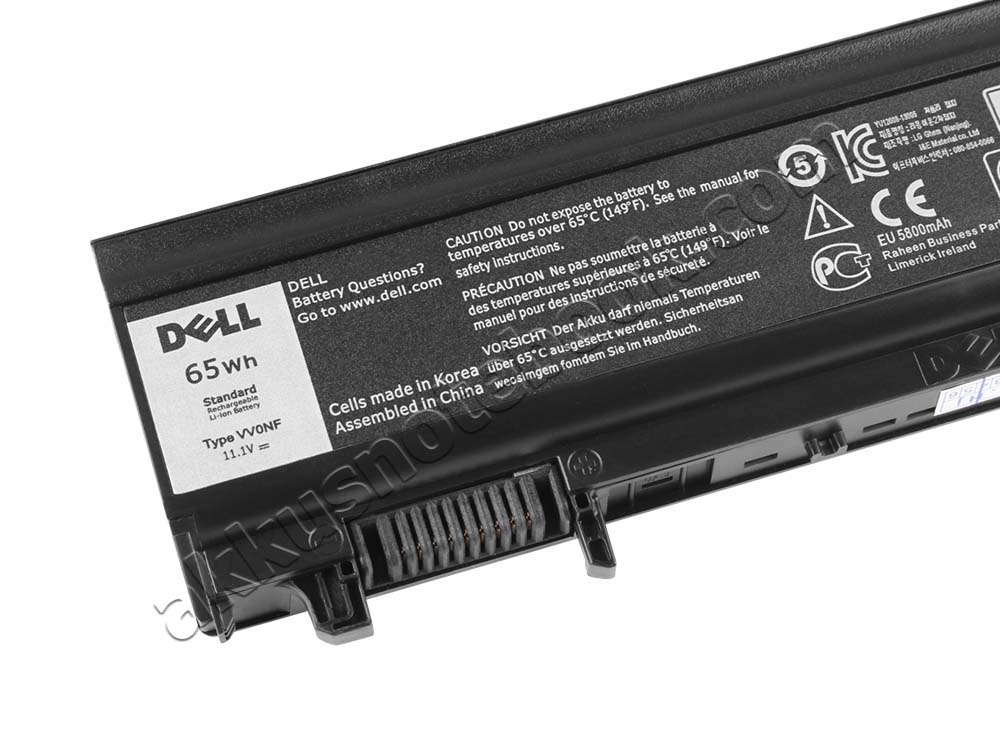 Original 5800mAh 65Wh 6-Zellen Akku Dell 0M7T5F 0970V9 RRNJ1