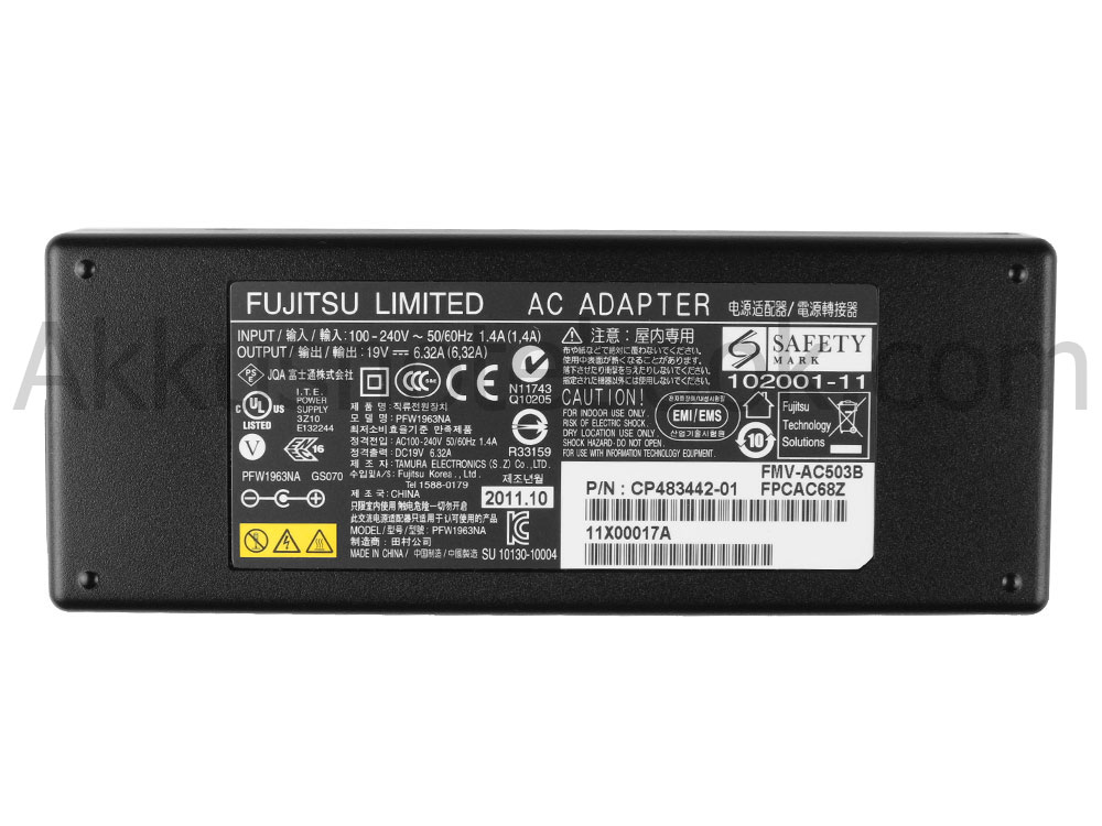 Original Fujitsu 0227A20120 Netzteil Ladegerät 120W