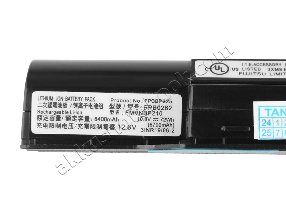 Original Akku Fujitsu CP470833-XX 5800mAh 63Wh