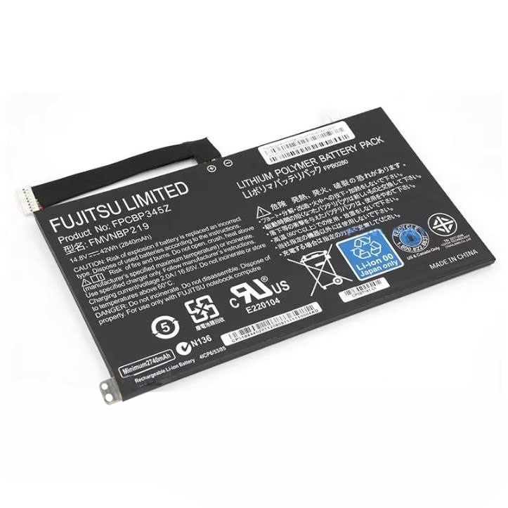 Original Akku Fujitsu FMVNBP219 2840mAh 42Wh