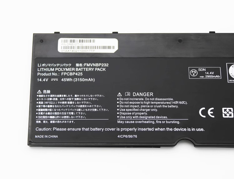 Original Fujitsu FPCBP425 Akku 45Wh