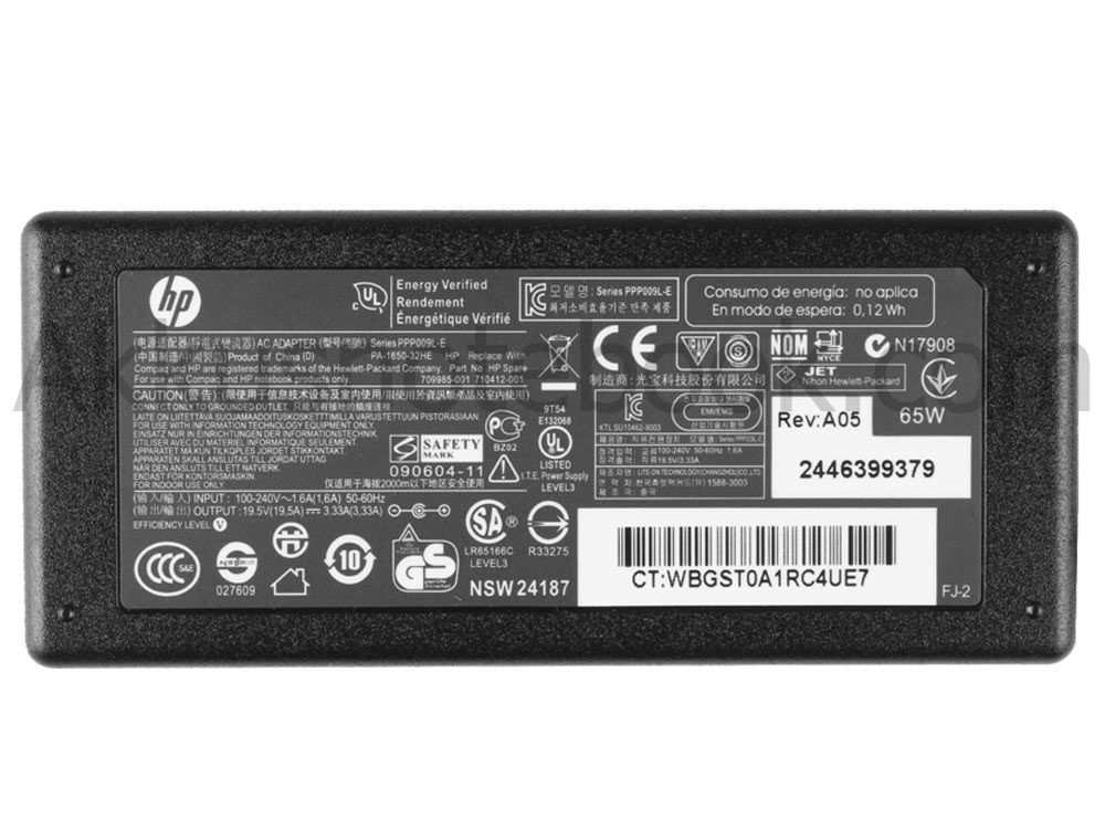 Original 65W Netzteil HP Pavilion 23-g017c 23-g050nf 23-g002er