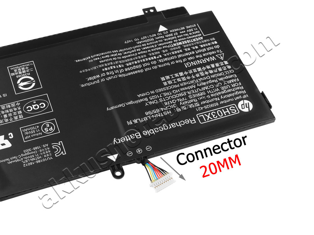 Original HP SH03XL Akku 57.9Wh 5020mAh