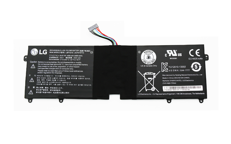 4495mAh 34.61Wh 2-Zellen LG Gram 15Z960-GA70K Akku