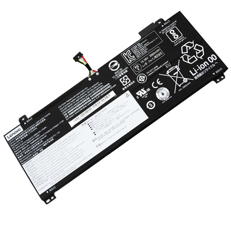 2964mAh 45Wh 4-Zellen Lenovo 5B10W67405 Akku