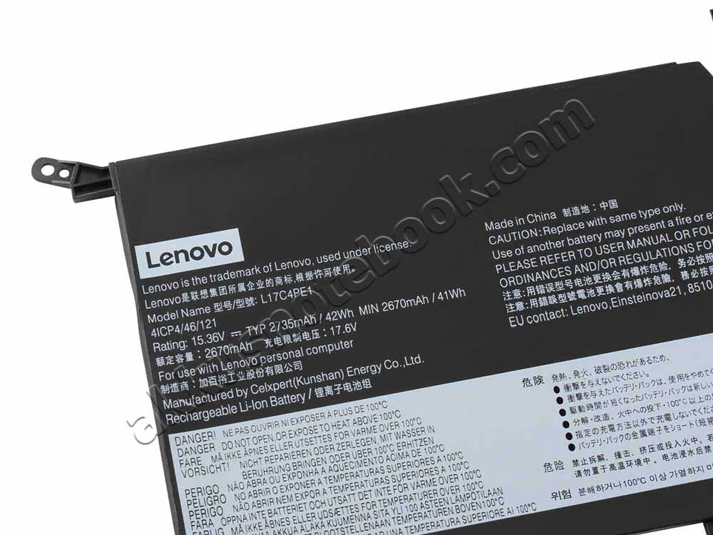 2735mAh 42Wh 4-Zellen Lenovo Yoga S730-13IWL 81J0007SAU Akku