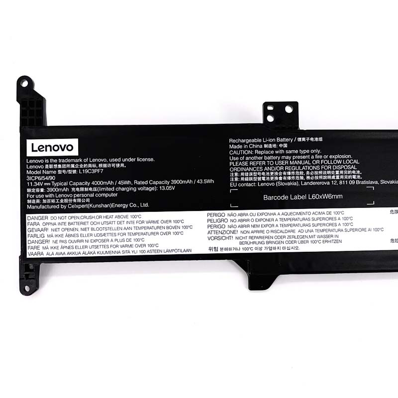 4000mAh 45Wh 3-Zellen Lenovo IdeaPad 3 15IML05 81WB Akku