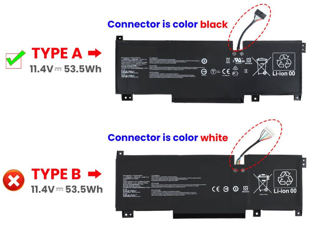 Akku MSI Bravo 15 C7VFK-080AU 4700mAh 53.5Wh